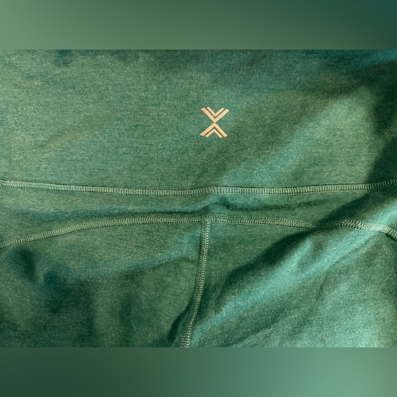 Xersion Teal Capri Yoga Pants | Quick-Dri High | High Waist | Cutout’s - Picture 5 of 9